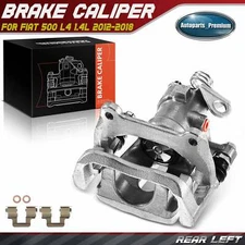 Rear Driver LH Side Disc Brake Caliper with Bracket for Fiat 500 2012 2013-2019