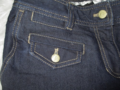 Jones Wear Jeans Women's Sz. 6 Studio Essentials Stretch Wide Leg Dark Blue - Picture 2 of 9