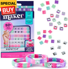 , PopStyle Expansion Pack, Bracelet Making Kit, over 50 Gem Beads, Makes 3 Pack