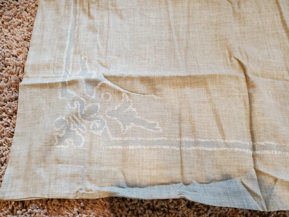 Restauración Hardware Italiano Barroco Medallón EURO Almohada Falsa Duna Plata Salvia Foto 2 de 3