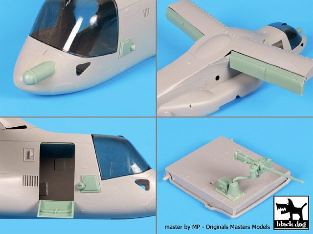 Black Dog 1/48 CV-22B Osprey VTOL USSOCOM Conversion Set (for