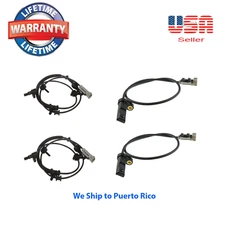 Set 4 ABS Speed Sensor Front & Rear fit:2006-2010 Jeep Commander Grand Cherokee 