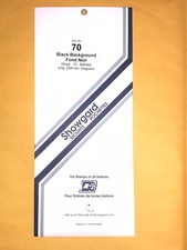 SHOWGARD STAMP MOUNTS 264/70 - U.S. JUMBO PB - WE HELP OUR VETERANS