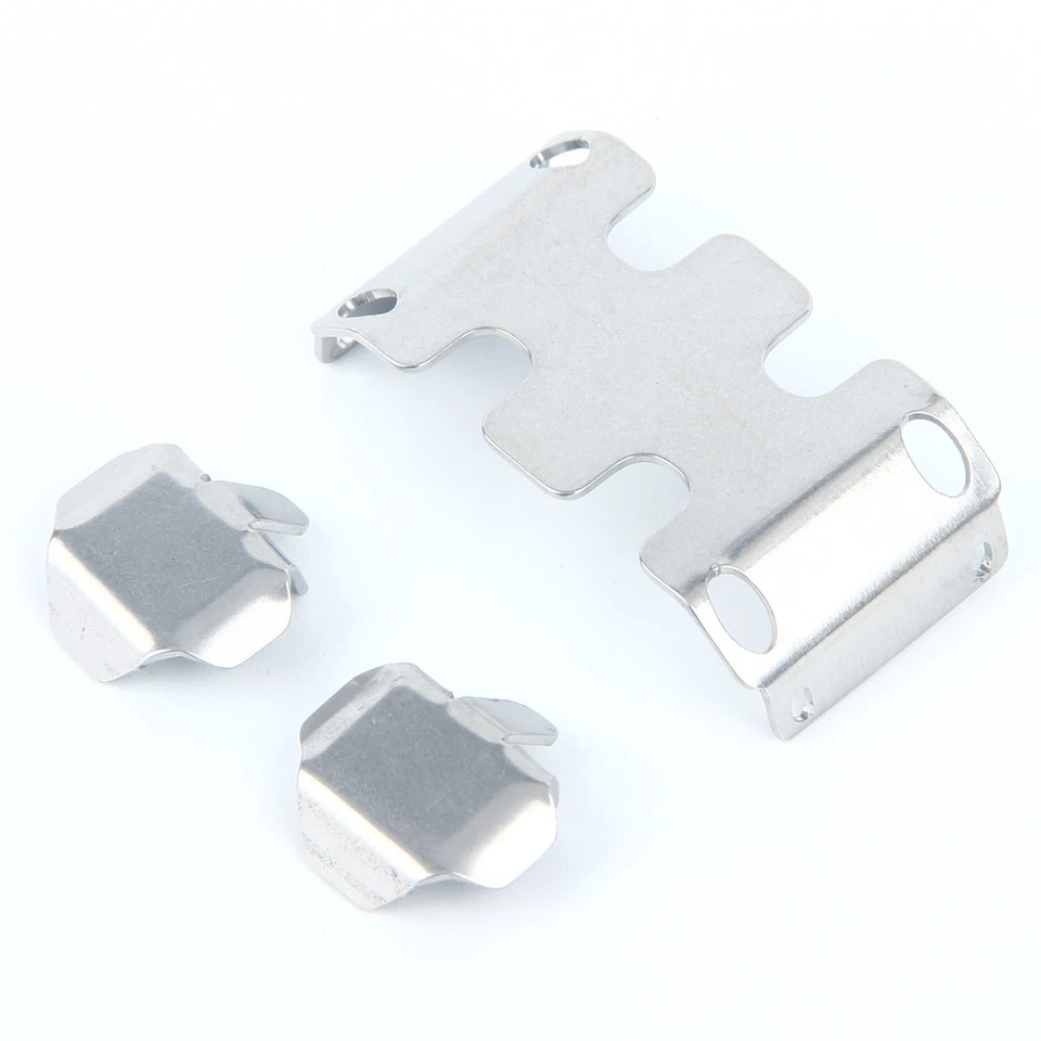 LCX Stainless Steel Chassis Armor Skid Plate Guard Axle Guard for Axial SCX24 - Image 3 of 4