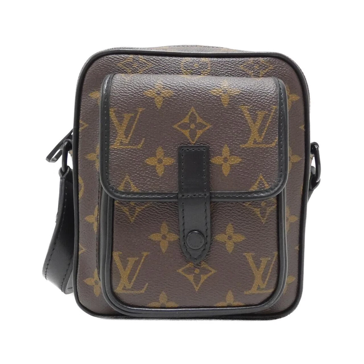 LV LV Unisex Christopher Wearable Wallet Monogram Macassar Coated Canvas in  2023