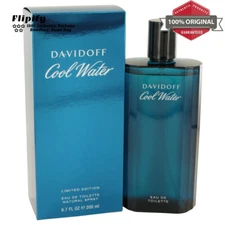 COOL WATER Cologne by Davidoff EDT Spray for MEN 4.2 6.7 1.35 2.5 oz 125 200 ML