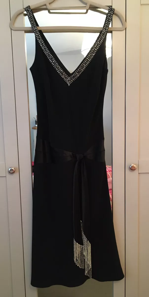 Ben de Lisi Stunning cocktail Evening Dress 8 UK Black