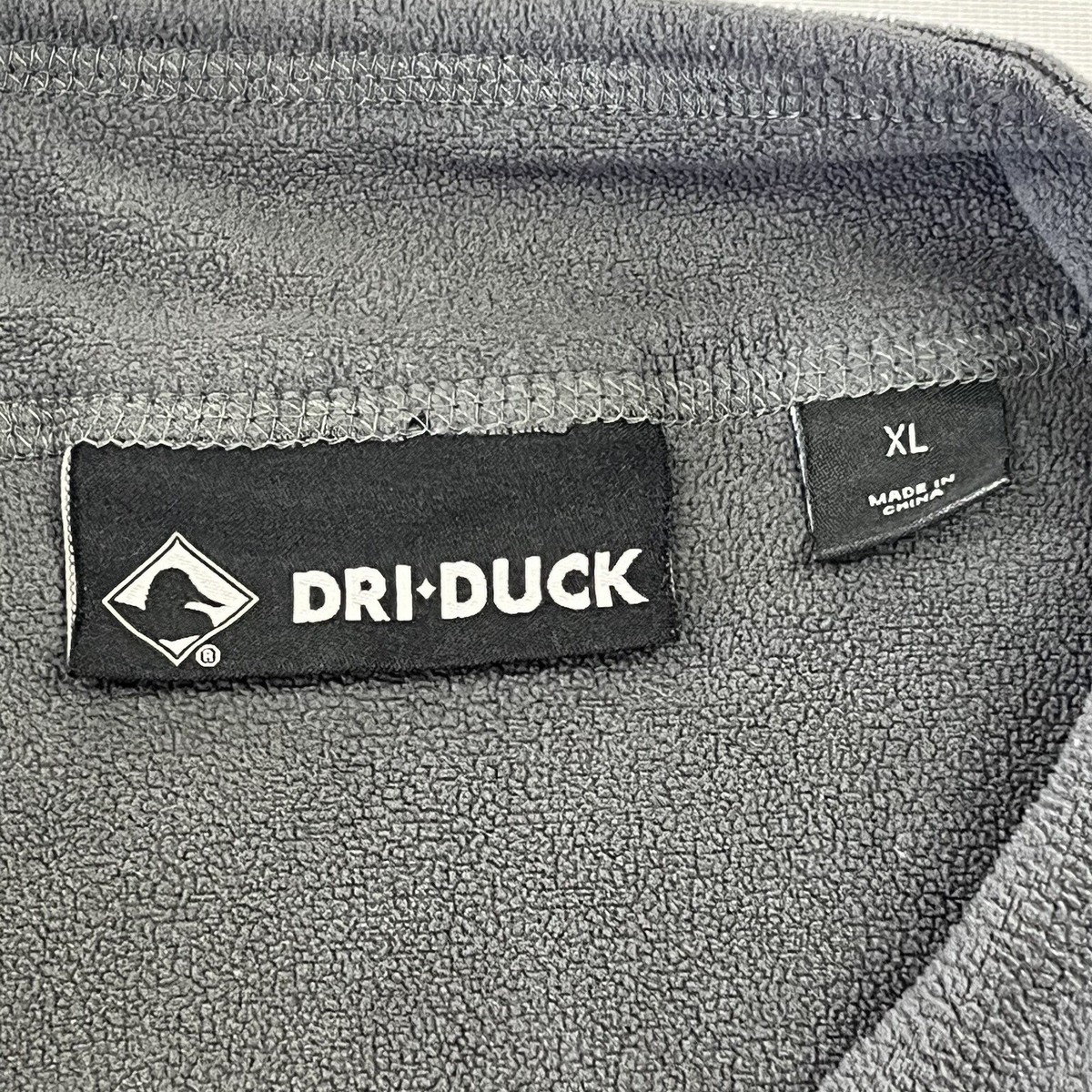 Dri-Duck Men's Fleece Shirt 1/4 Zip Long Sleeve Outdoor Polyester