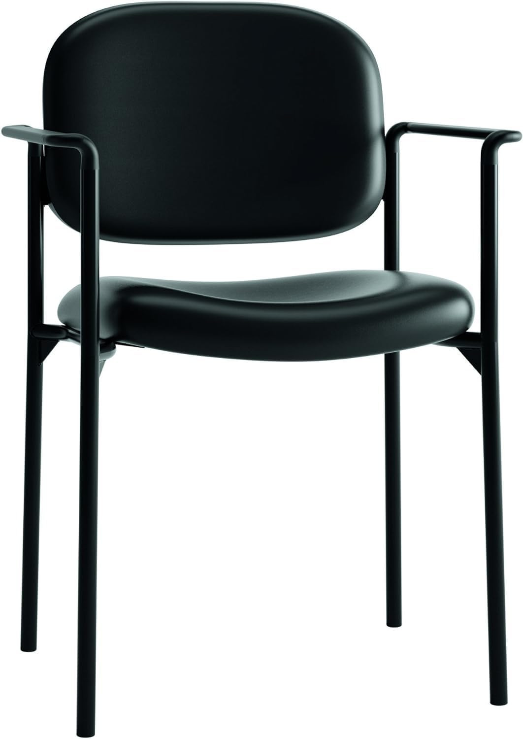 Stackable Waiting Room Chairs With Arms - Side Leathe