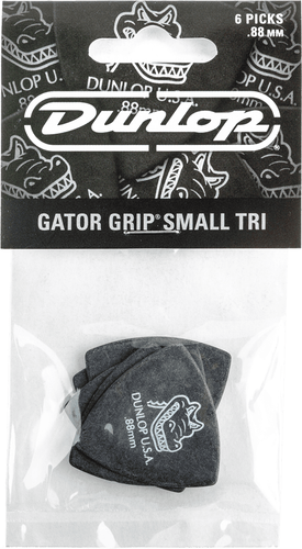 Médiators Jim Dunlop Gator Grip - Lot De 6, Bleu, épaisseur 1.14 Mm - 8