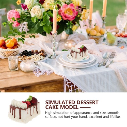 Fake Fruit Cake Decoration High Simulation for Photography Props - Zdjęcie 3 z 12