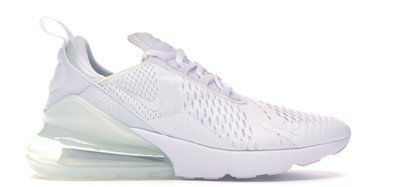 Nike Women's Air Max 270 Comfortable Athletic Shoes (Triple White) | eBay