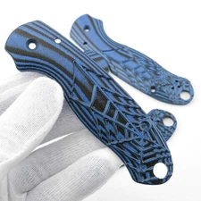 New G10 Handle Patch for Spyderco Para 3/C223 Spider Web Knife Handle Patch
