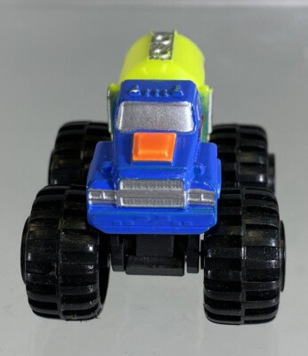 Vintage Road Champs Mini Monster Wheels Tank Tanker Truck Neon
