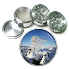 Mount Adams D1 Theme Aluminum Herb Grinder 63mm 4 Piece Hand Mueller 