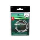 LUNYANG 100% Fluorocarbon Tapered Leader Fishing Line 4LB 9FT 2x--Clear