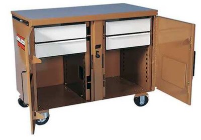 knaack 45 storagemaster™ jobsite mobile workbench, 46-1/4