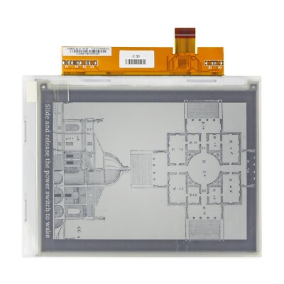 6 inches 800x600 For Digma E600 E-book reader Ink Screen Display
