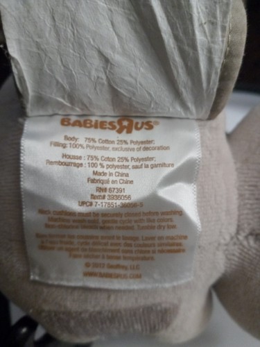 Babies R Us Toys R Us Geoffrey 3" Companion Teddy Bear Plush HTF - Picture 6 of 6