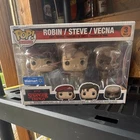 Funko Pop! Stranger Things Robin Steve Vecna 3 Pack Exclusive Walmart Vinyl