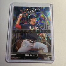 2026 Stars & Stripes Gabe Gaeckle Prismatic Insert Arkansas Razorbacks #4