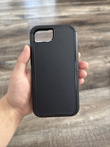 Brandneu Robuste schwarze Diverbox iPhone 16e Hülle mit Displayschutzfolien