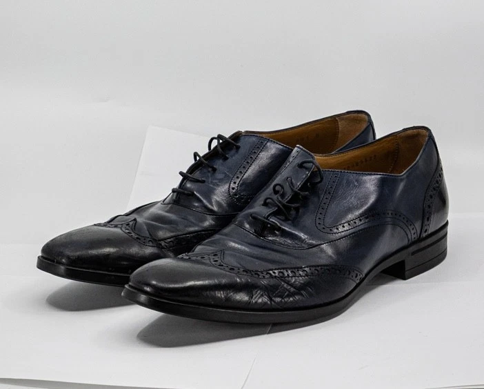 HUGO BOSS Oxford Blue Dress Shoes for Men for sale | eBay