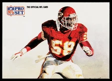Derrick Thomas, 1991 Pro Set, #420, Kansas City Chiefs,