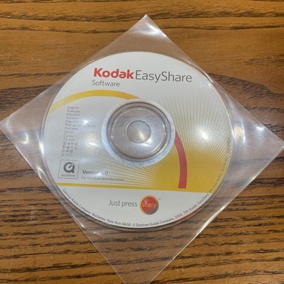 Kodak Easy Share Software Version 6.0 For Windows and Macintosh Quick Time 