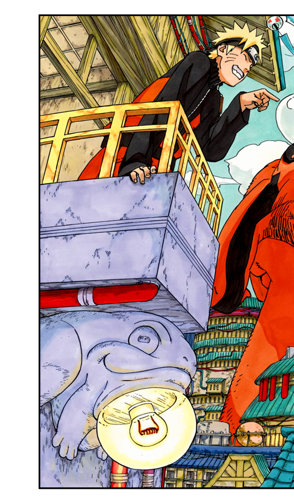 Naruto Color Spread 579 - 11x17