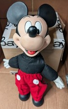Vintage Mickey Mouse 15 in. Plush Rubber head Stuffed Animal Disney