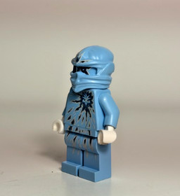 LEGO Ninjago Zane NRG Minifigure 9590 Hairline Crack njo0069