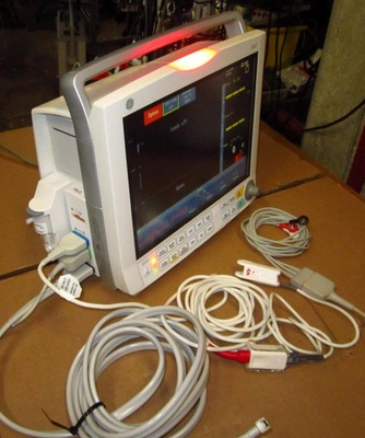 #ad GE B40 Patient Monitor cables included Masimo SPO2 NIBP ECG printer E miniC GAS $899.00