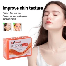 100g Kojic Acid Soap Dark Spot Remover Skin Lightening Face Whitening Body Clean