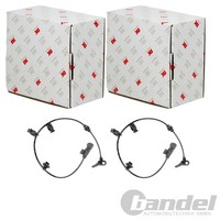 2X NK ABS-SENSOREN Hinten Passend FÜR Opel Zafira Vauxhall Zafira Links+Rechts