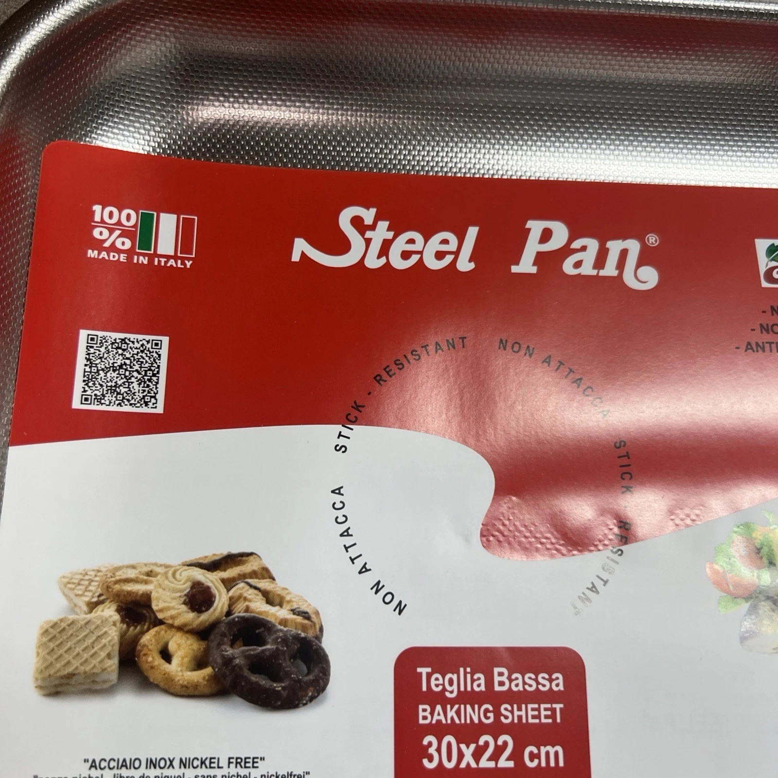Steel Pan Baking Sheet Made In Italy. Stainless Steel. 30x22cm
Opens in a new window or tab