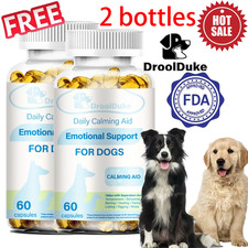 Dog calming and stress supplements help soothe emotions and relieve anxiety 60pc