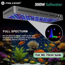 Phlizon 300W LED Aquarium light Coral reef Lamp Fish Tank 48" Dimmable lighting