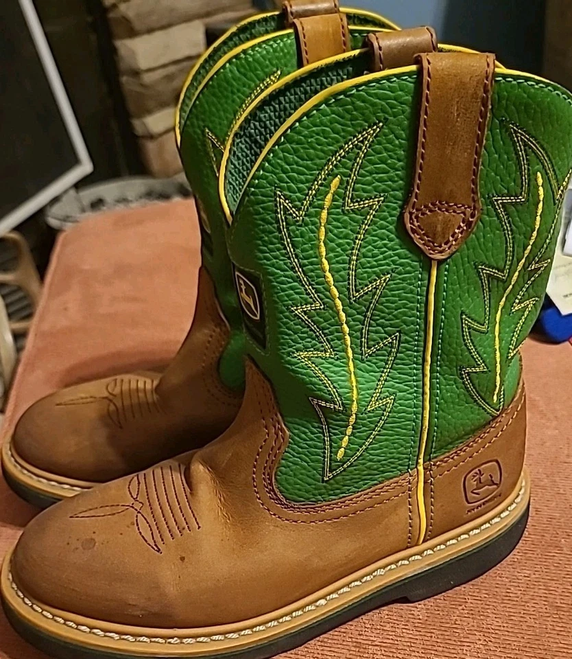 Botas John Deere verde niño talla 3m Foto 2 de 4