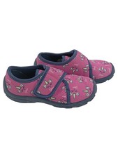 Geox Kinder Hausschuhe Mädchen Einhorn Pink Gr. 25 Komfortabel Tiermotiv