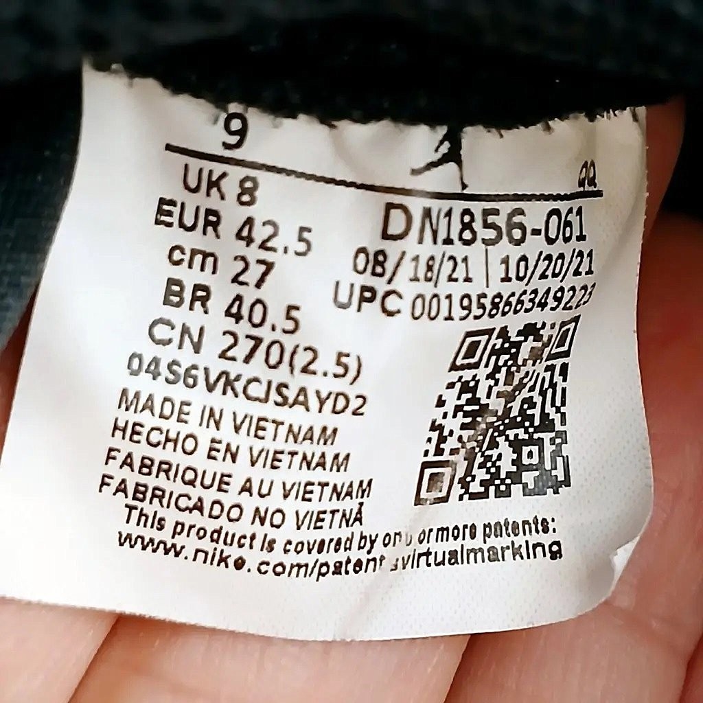 Nike Jordan Mens EU 42.5/US 9/UK8 Leather &Suede Sneakers Low-Top Jordan Series thumbnail 3