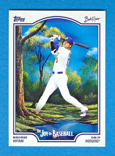 2025 Topps X Bob Ross Shohei Ohtani - The Joy of Baseball  SP- Specialty Release