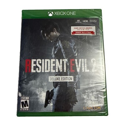 New Resident Evil 2 [Deluxe Edition] (Microsoft Xbox One, 2019) Sealed