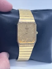 Seiko Men's Goldtone Watch Parts Repair As Is 