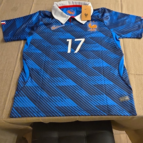 Nike France National Team Soccer Jersey William Saliba #17 Blue Men’s Size S
