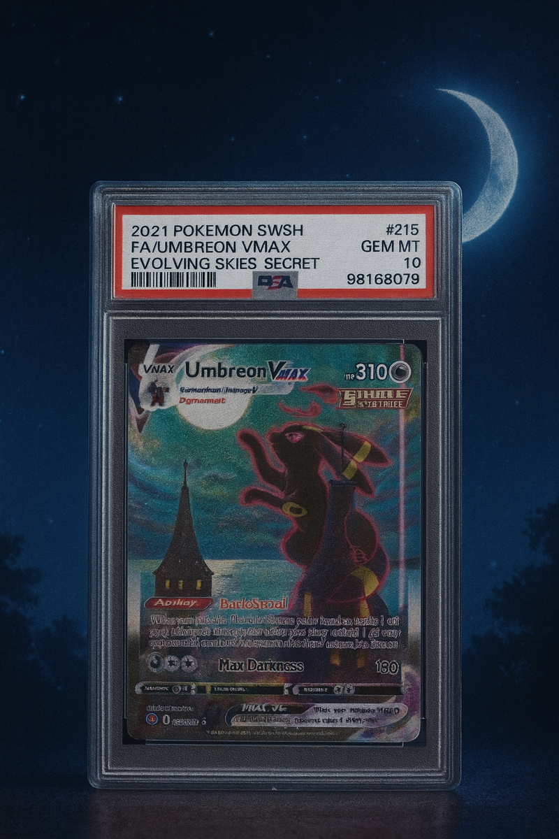 Buy Umbreon VMAX (Alternate Art Secret) 215/203 SWSH07: Evolving
