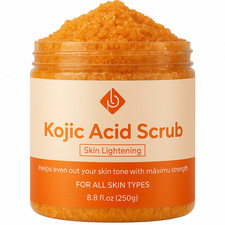 Kojic Acid Scrub for Skin Lightening, Dark Spots, Brightening Inner, Exfoliating