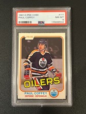 Paul Coffey 1981-82 O-Pee-Chee Hockey PSA 8 Oilers 111 Rookie 