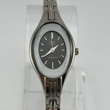 Citizen Q Q Watch Women 20mm Silver Case 6.5" Band- New Battery