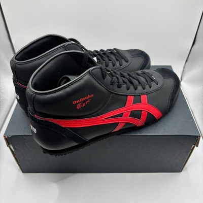 靴 ONITSUKA TIGER Buy Onitsuka Tiger MEXICO Mid Runner 1183b577 001 BLACK CLASSIC